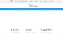 Desktop Screenshot of drqueirozneto.com.br